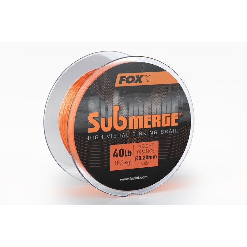 FOX SUBMERGE HIGH VISUAL SINKING BRAID 600M - 0,20MM