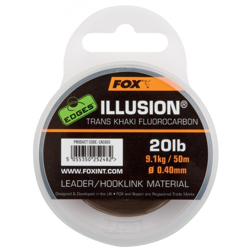 FLUOCARBON FOX EDGES ILLUSION LEADER 50M